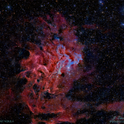 IC 405 Nebula 135min C14-f2 2600MCP-UVIR with GraXpert-GHS 18Jun2024 13Jul2024-signed