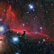 Horsehead and Flame Nebula GraXpert GHS ASI2600 C14-f2 172min 3-signed