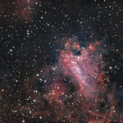 M17 Swan Nebula C11 Edge HD f7 ASI2600MCP GraXpert-GHS A-signed